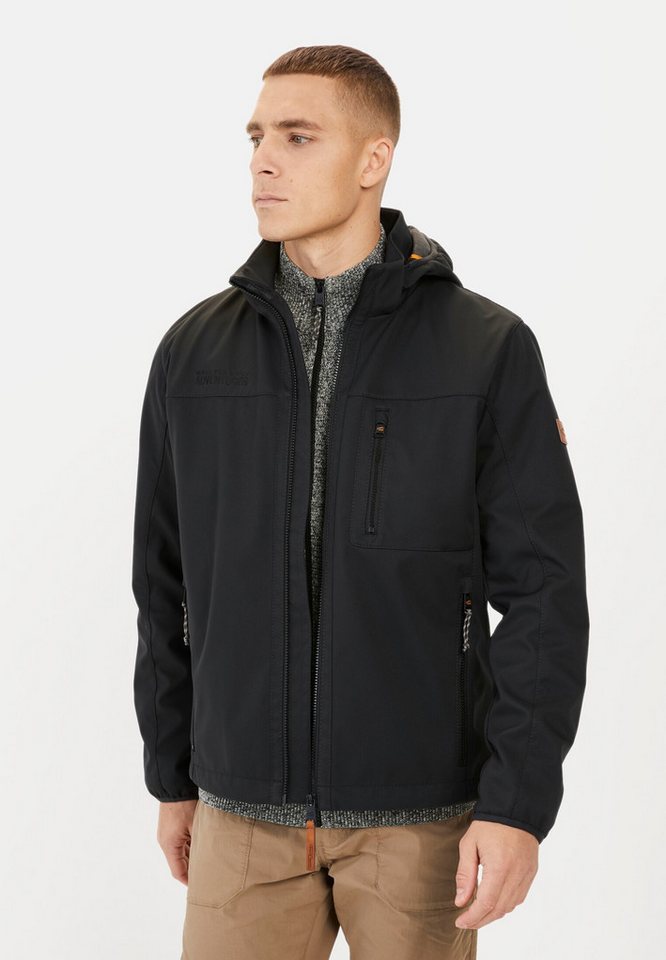 camel active Softshelljacke aus recyceltem Polyester Reflektierende Details von camel active