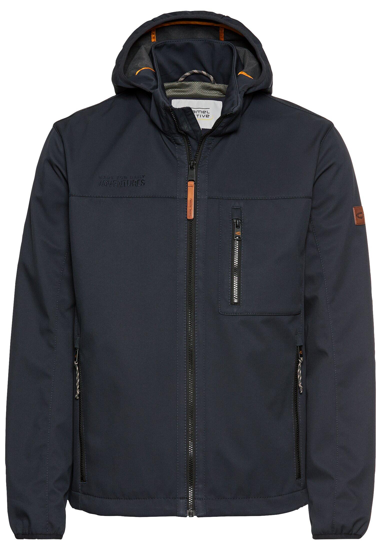 camel active - Softshelljacke mit abnehmbarer Kapuze und reflektierenden Details dark navy - Gr. - 110 von camel active