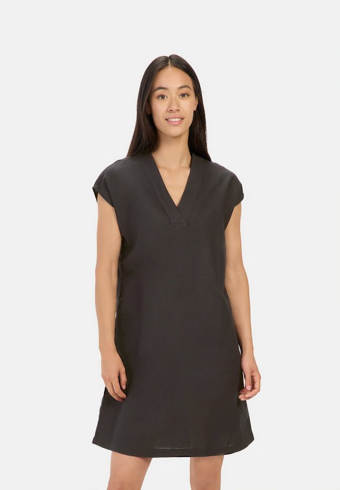 camel active Sommerkleid mit V-Ausschnitt extrakurzer Arm V-Ausschnitt von camel active