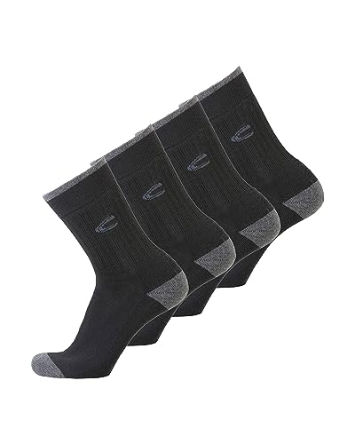 camel active SportSocken 4 Pack schwarz 4 Paar Plüschsocken, SockSizes:39-42 von camel active