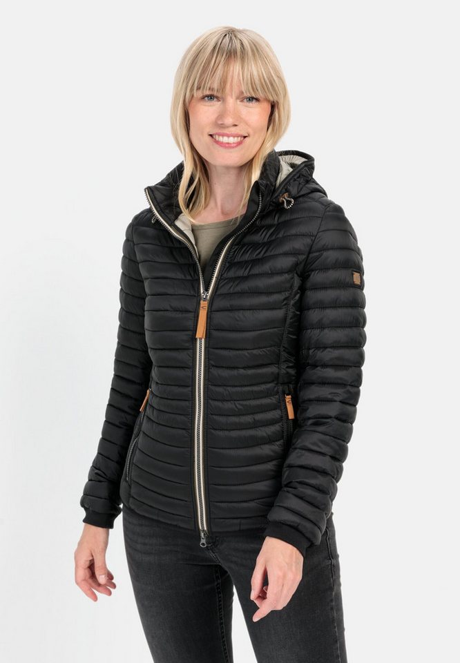camel active Steppjacke aus recyceltem Polyamid Langarm Kapuze Markenlogo camel active Steppjacke aus recyceltem Polyamid Langarm Kapuze Markenlogo von camel active