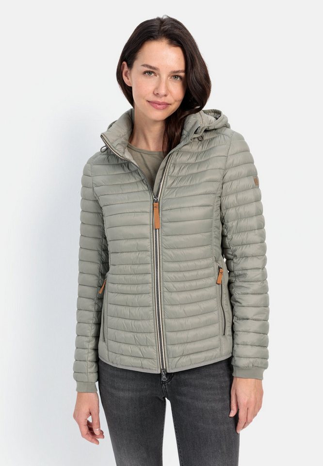 camel active Steppjacke aus recyceltem Polyamid Markenlogo von camel active