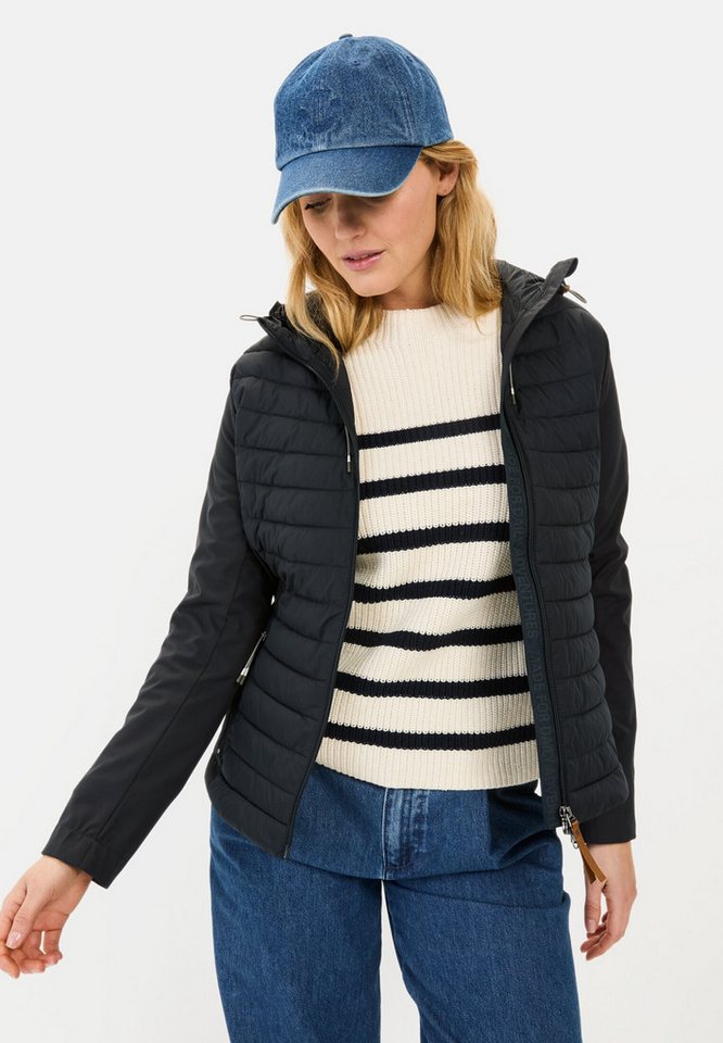 camel active Steppjacke aus recyceltem Polyester Markenlogo von camel active