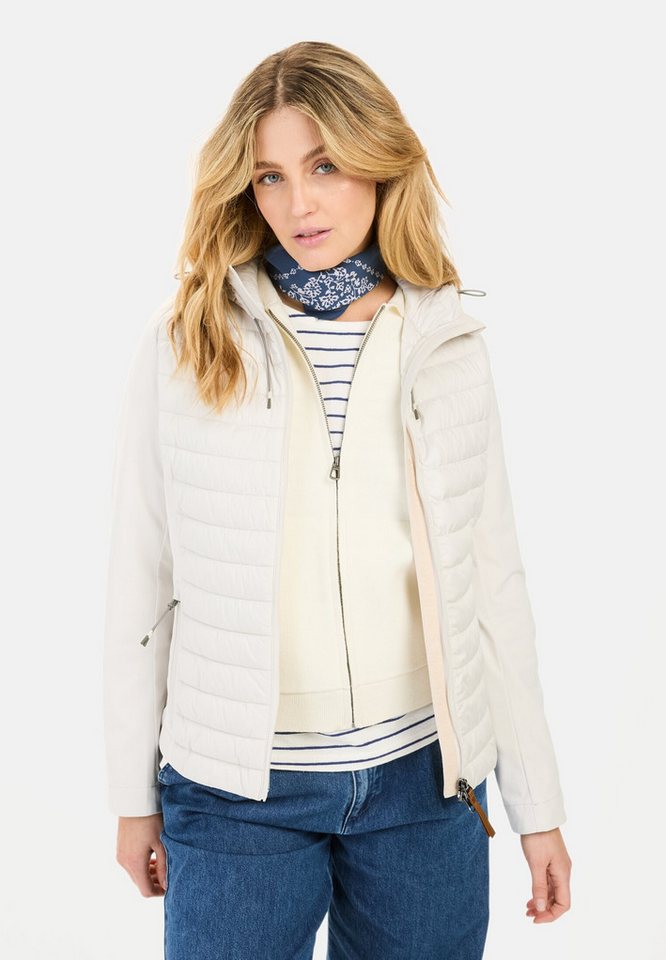 camel active Steppjacke aus recyceltem Polyester Markenlogo von camel active