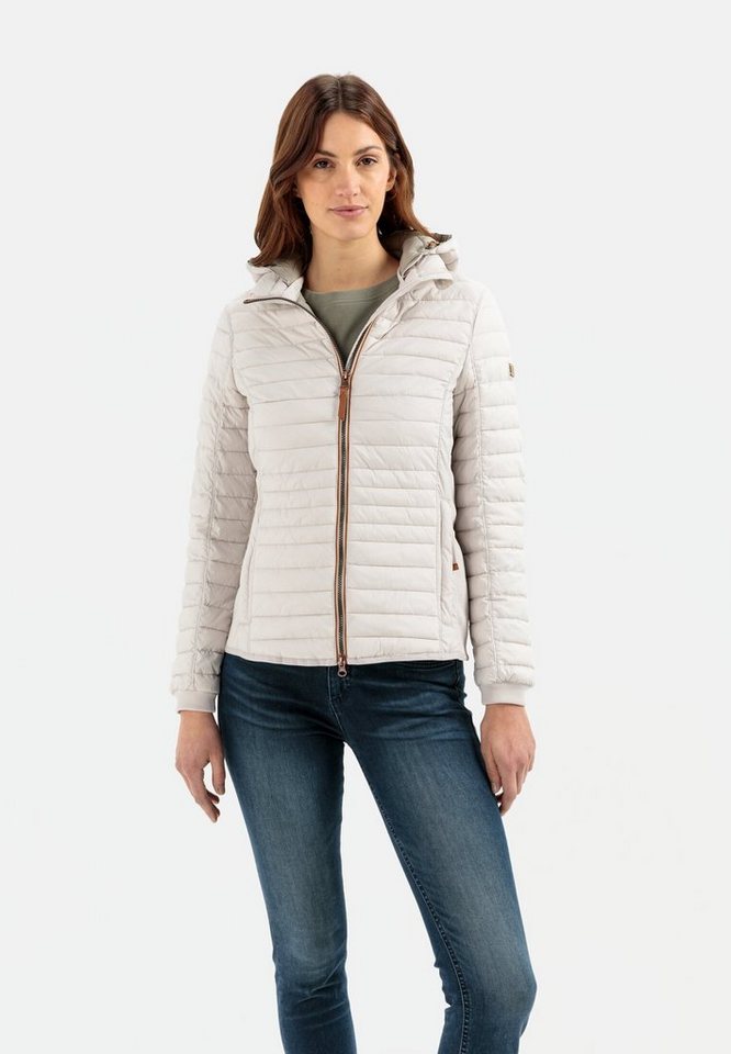 camel active Steppjacke leicht wattiert Markenlabel von camel active