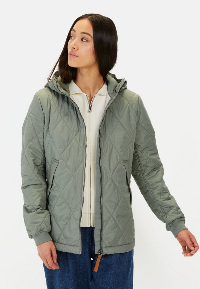 camel active Steppjacke mit Diamant Steppung Markenlabel von camel active