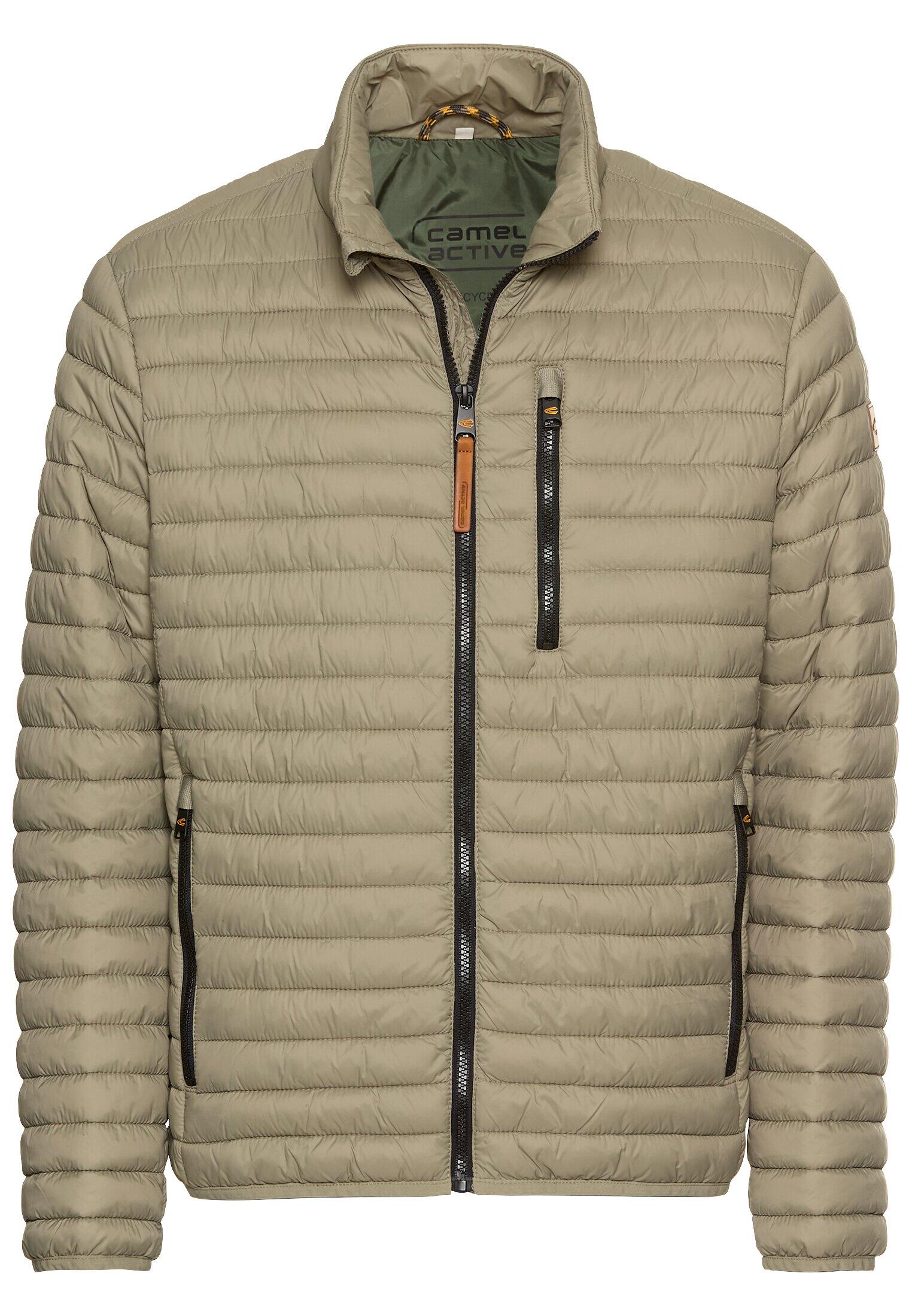 camel active - Steppjacke mit Reißverschlusstaschen khaki - Gr. - 58 von camel active