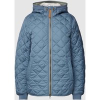 camel active Steppjacke mit Zweiwege-Reißverschluss in Rauchblau, Größe 36 von camel active