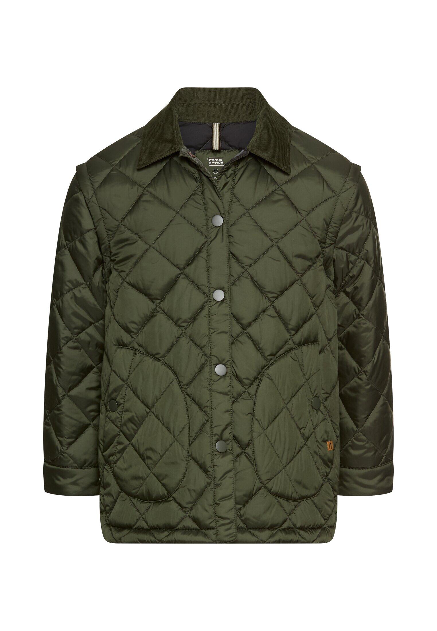 camel active - Steppjacke mit abnehmbaren Ärmeln forest - Gr. - 46 von camel active