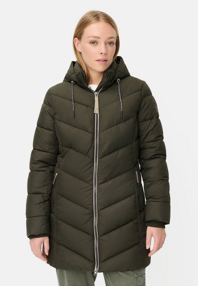 camel active Steppjacke mit abnehmbarer Kapuze Langarm Abnehmbare Kapuze von camel active