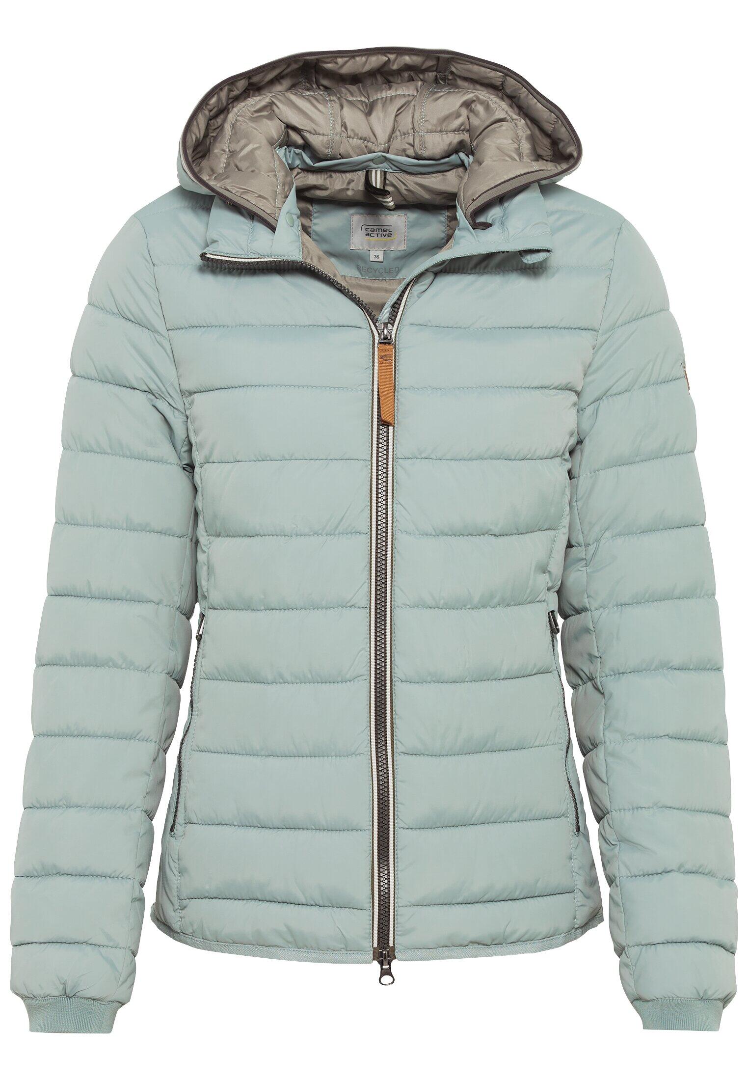camel active - Steppjacke mit abnehmbarer Kapuze dusty jade - Gr. - 48 von camel active