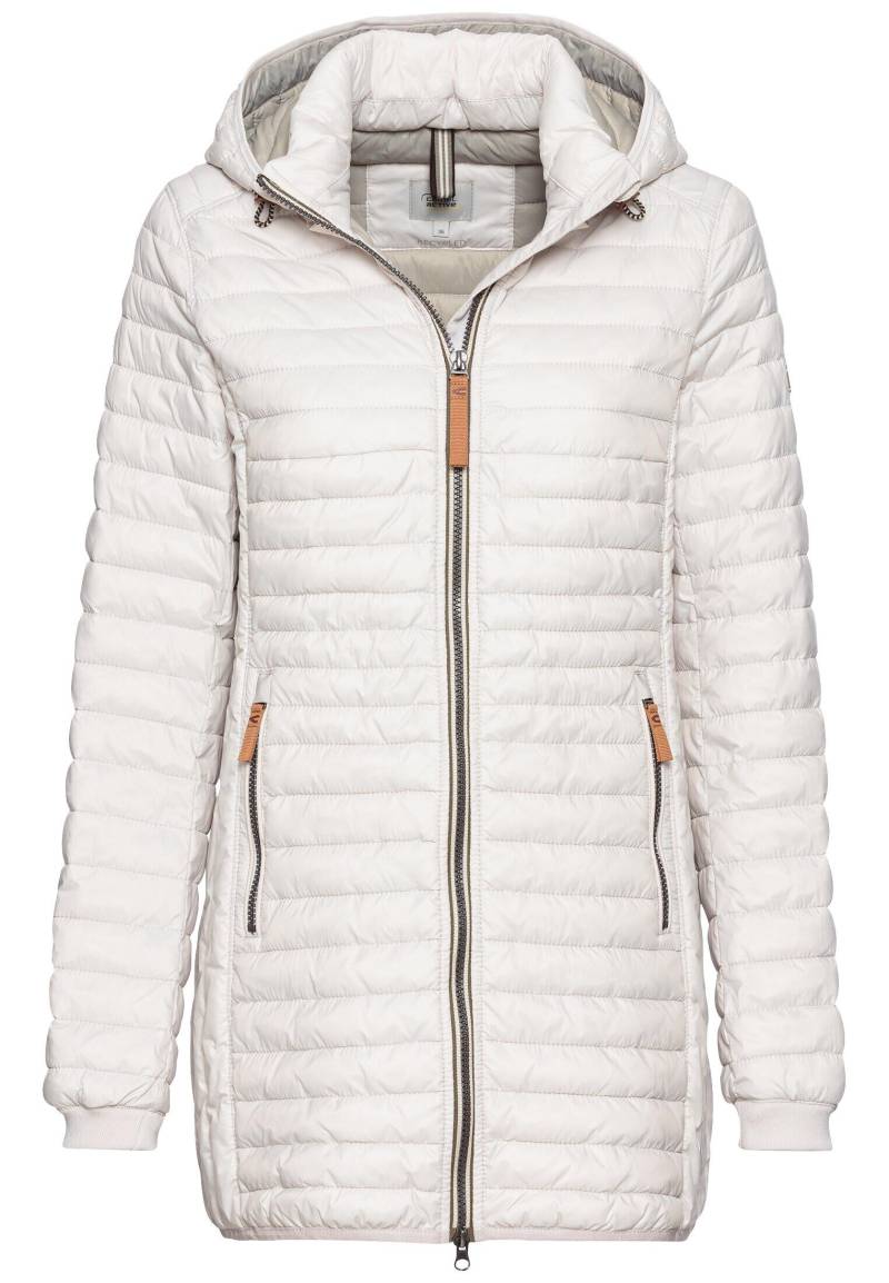 camel active - Steppjacke mit abnehmbarer Kapuze pearl - Gr. - 40 von camel active