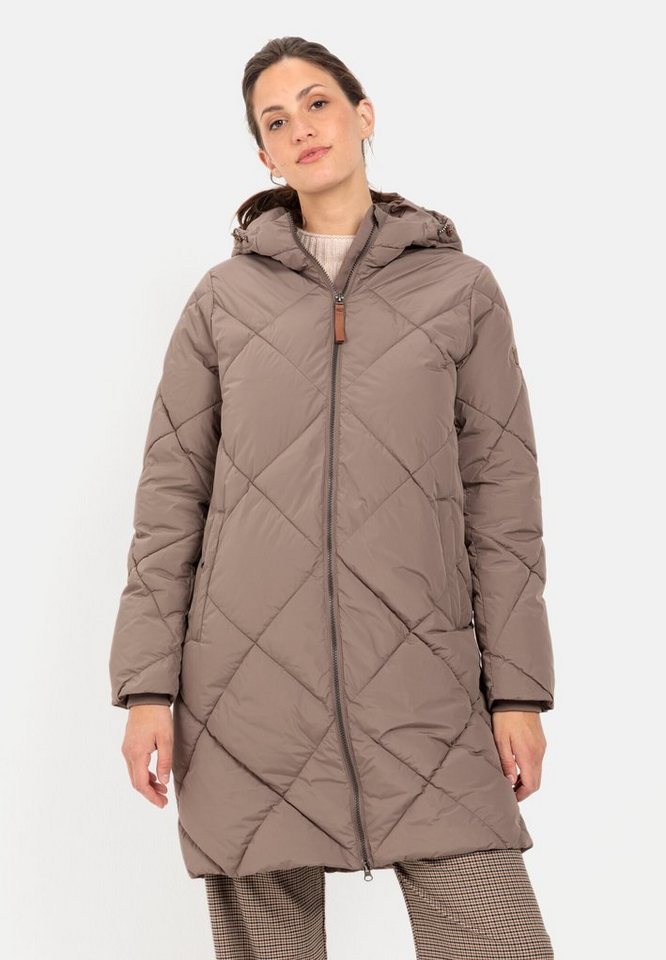 camel active Steppmantel aus recyceltem Polyester Kordelzug von camel active