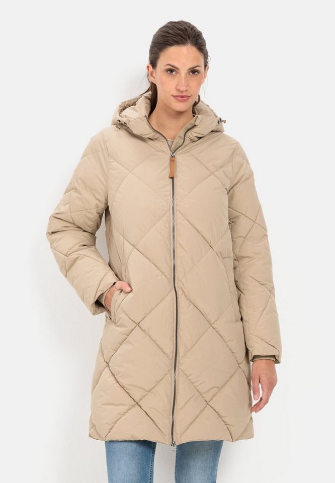 camel active Steppmantel aus recyceltem Polyester Kordelzug von camel active