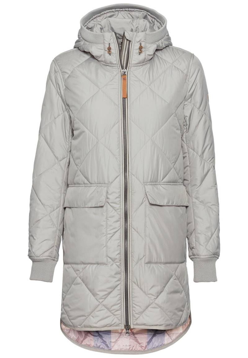 camel active - Steppmantel aus recyceltem Polyester light sage - Gr. - 44 von camel active