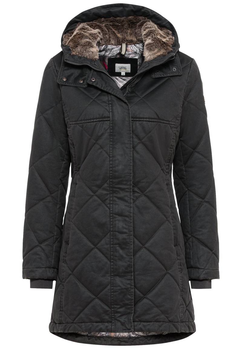 camel active - Steppmantel im Vintage Look black - Gr. - 48 von camel active