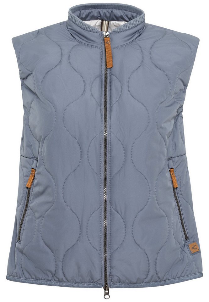 camel active Steppweste Kurze Steppweste aus recyceltem Polyester von camel active
