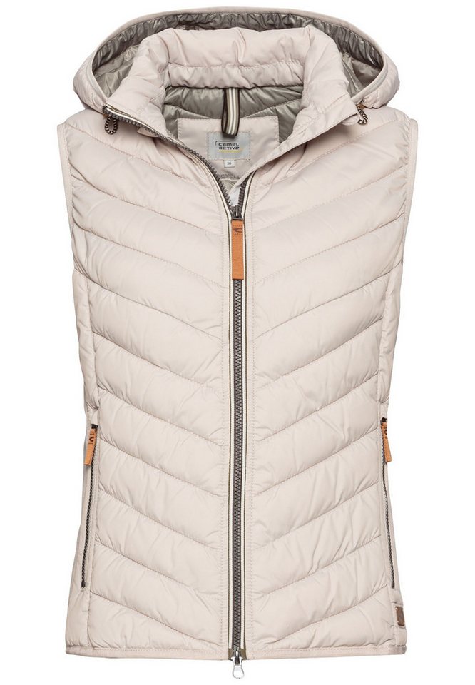 camel active Steppweste Steppweste aus recyceltem Polyester von camel active