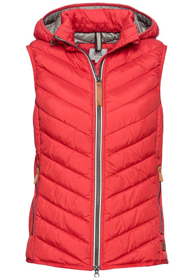 camel active Steppweste Steppweste aus recyceltem Polyester von camel active