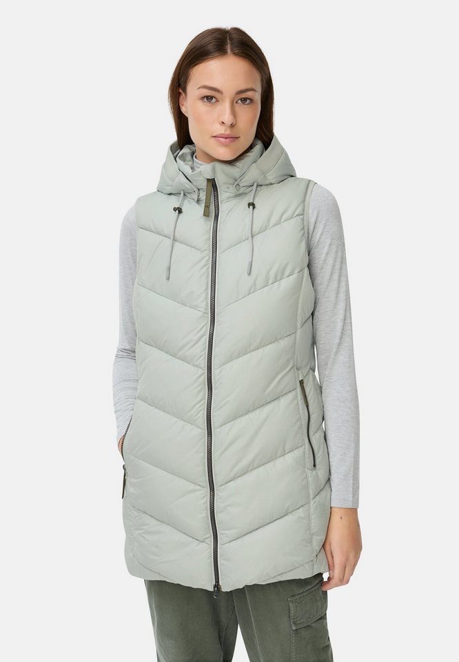 camel active Steppweste mit abnehmbarer Kapuze ärmellos Abnehmbare Kapuze Abnehmbare Kapuze von camel active