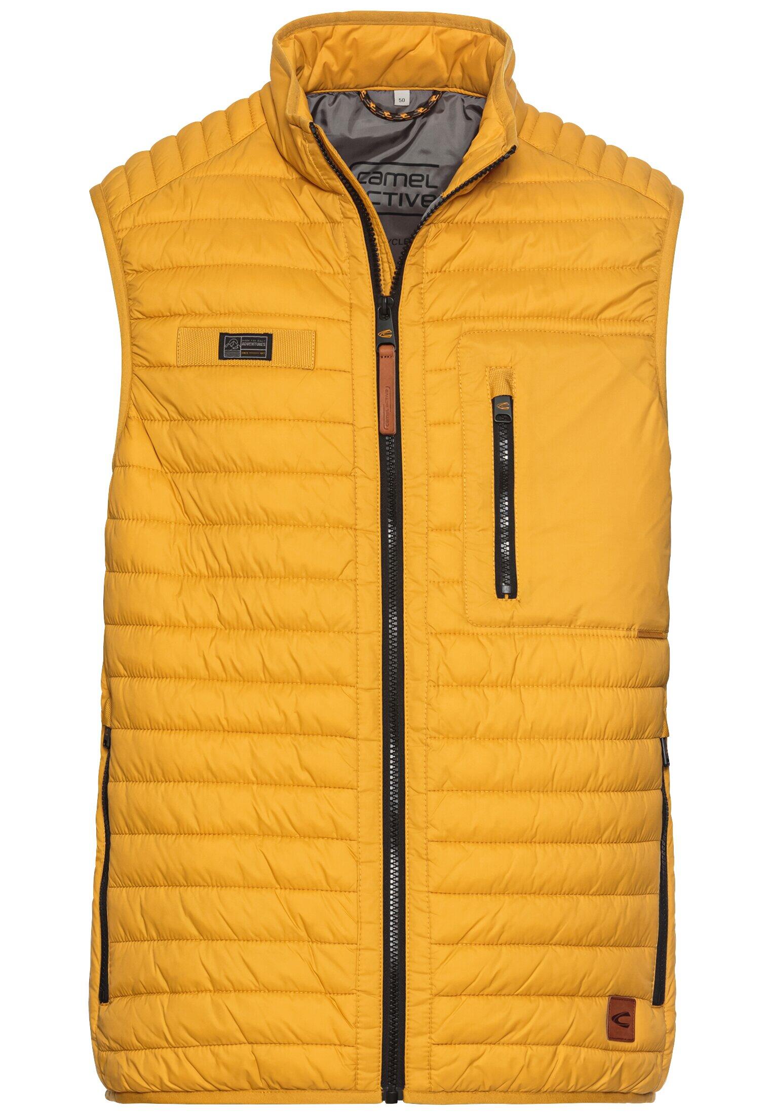 camel active - Steppweste mit leichtem Futter cumin yellow - Gr. - 60 von camel active