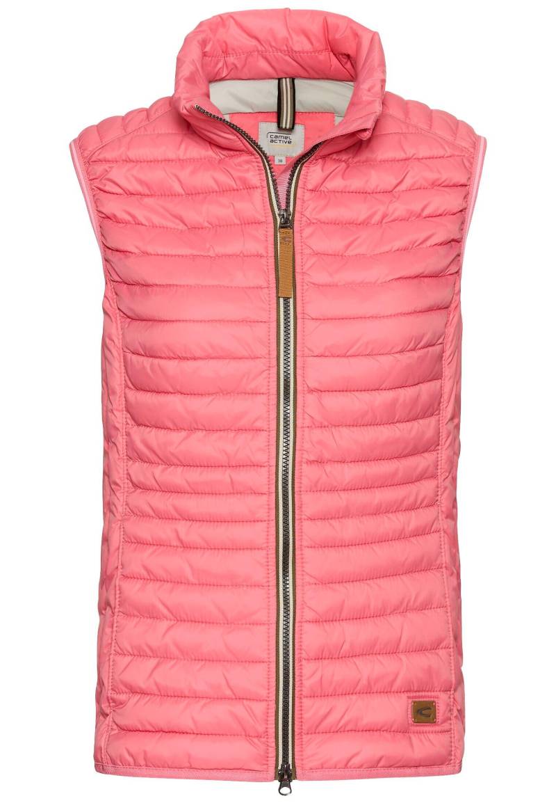 camel active - Steppweste mit reflektierenden Details winter berry - Gr. - 46 von camel active