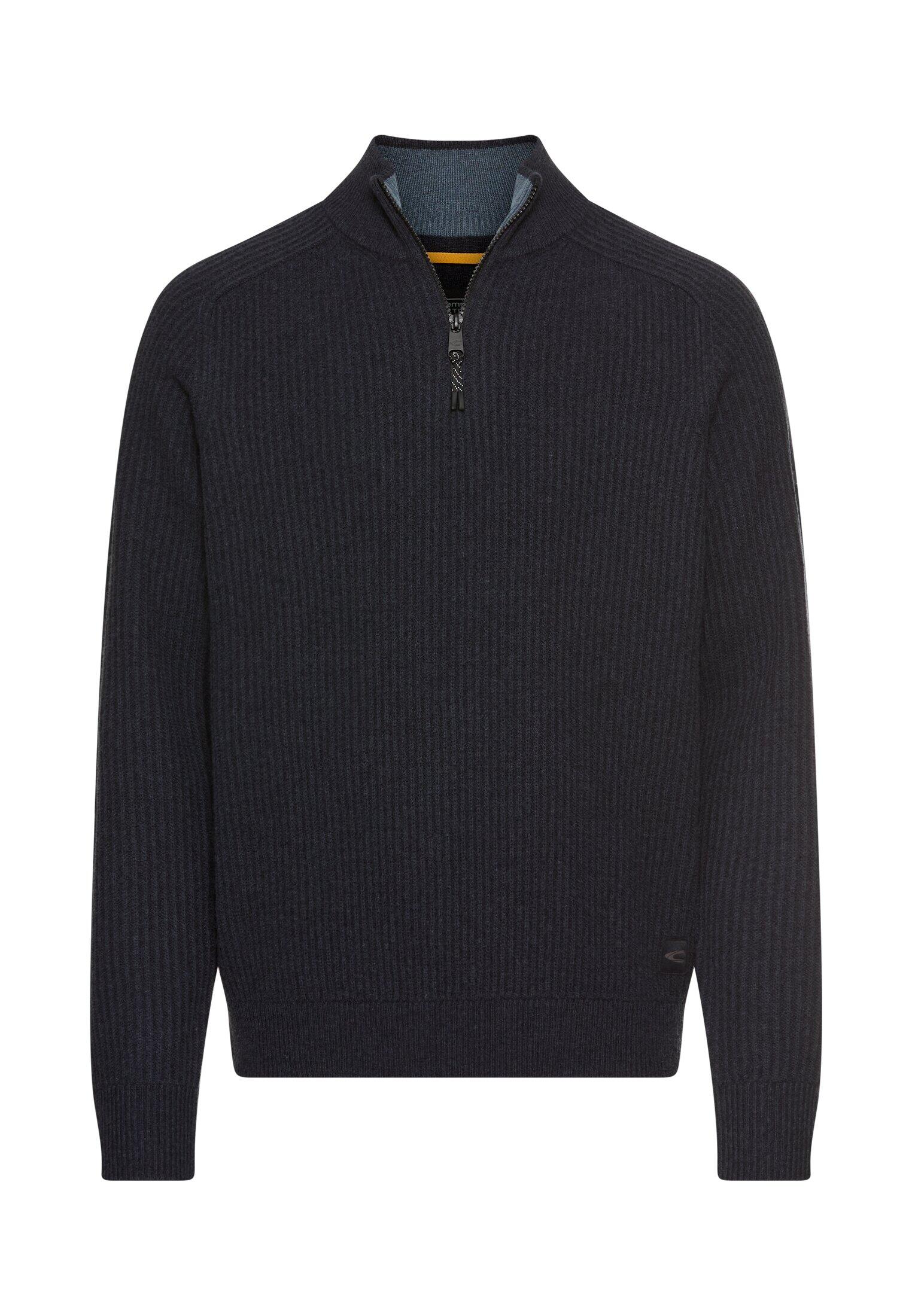 camel active - Strick-Troyer aus reiner Lammwolle dark navy - Gr. - XL von camel active