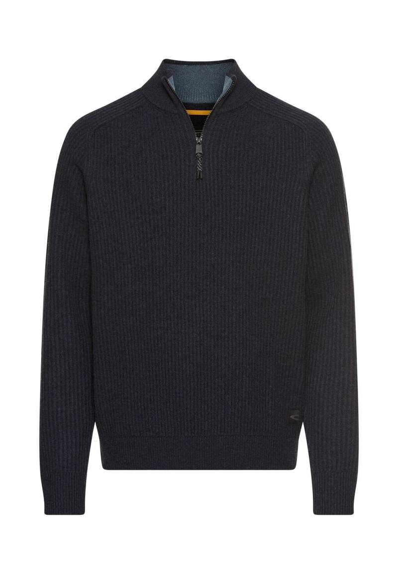 camel active - Strick-Troyer aus reiner Lammwolle dark navy - Gr. - XL von camel active