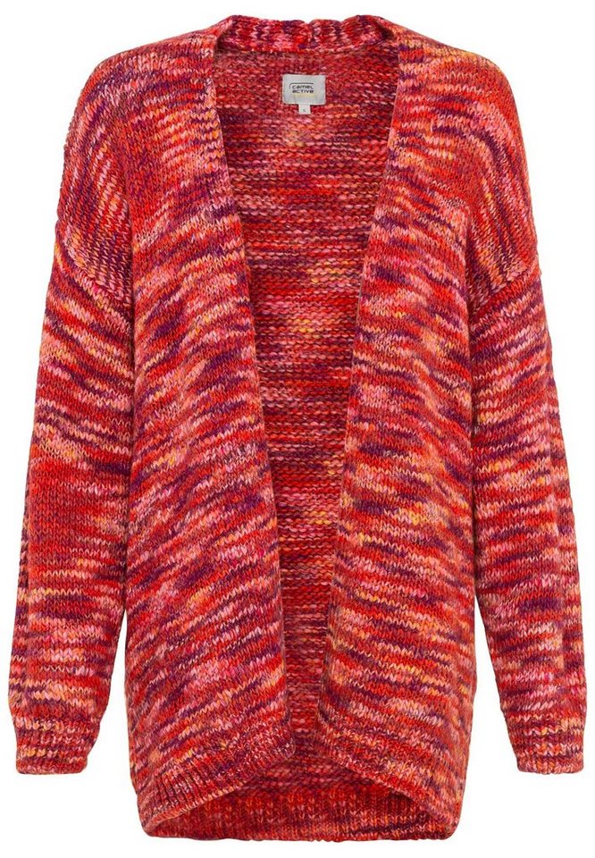 camel active Strickjacke Cardigan aus Grobstrick von camel active