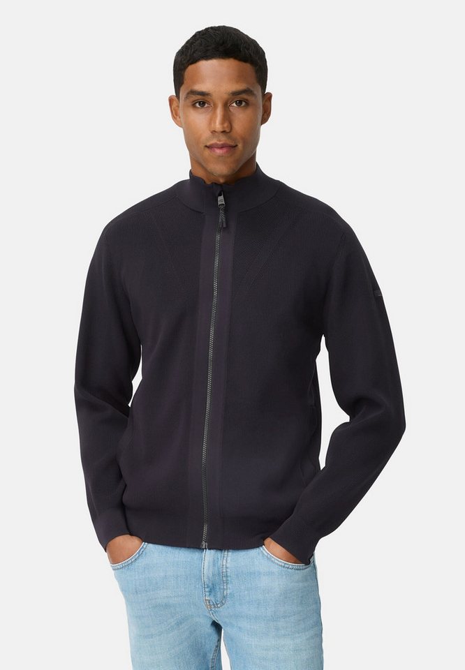 camel active Strickjacke Strickjacke Langarm Stehkragen Stehkragen von camel active