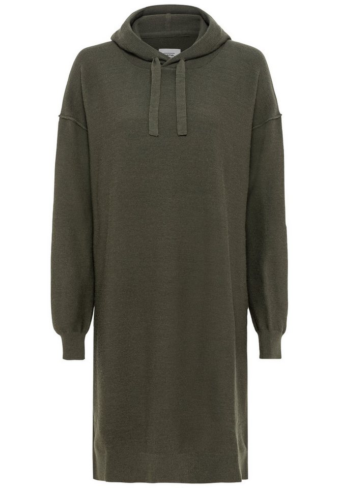 camel active Strickkleid Strickkleid mit Kapuze von camel active