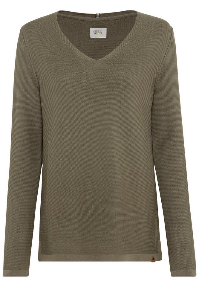 camel active Strickpullover Feinstrickpullover mit V-Ausschnitt camel active Strickpullover Feinstrickpullover mit V-Ausschnitt von camel active