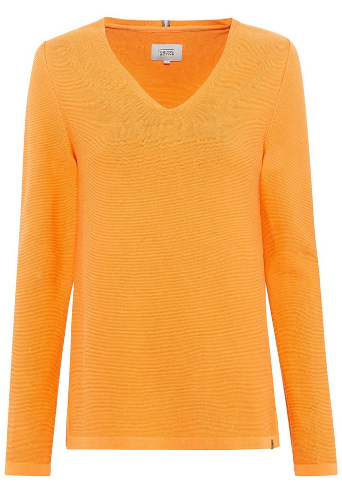camel active Strickpullover Feinstrickpullover mit V-Ausschnitt camel active Strickpullover Feinstrickpullover mit V-Ausschnitt von camel active