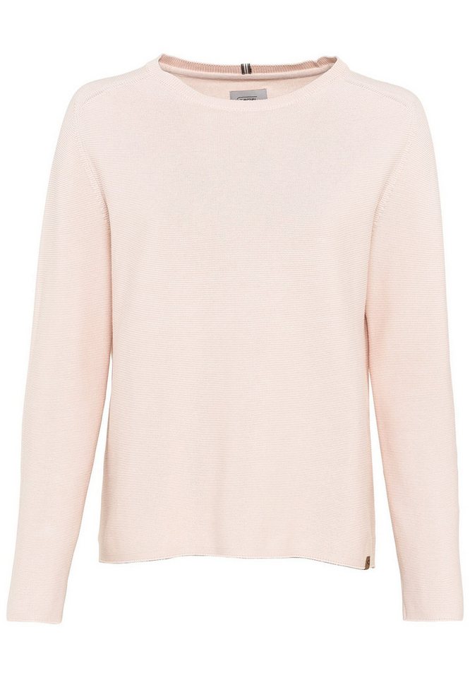 camel active Strickpullover Strickpullover aus Baumwolle von camel active