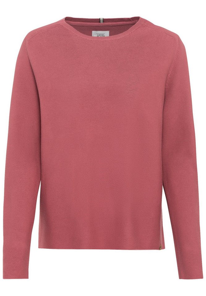 camel active Strickpullover Strickpullover aus reiner Baumwolle von camel active