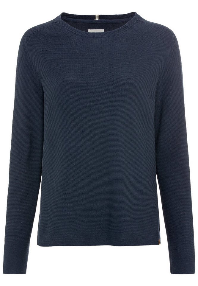camel active Strickpullover Strickpullover aus reiner Baumwolle von camel active