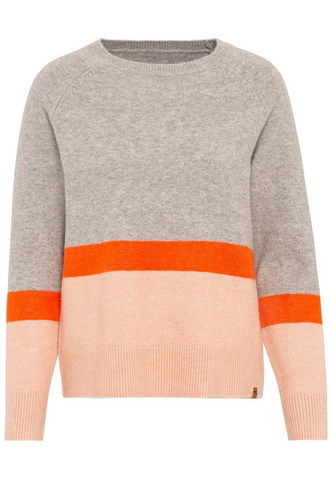 camel active Strickpullover Strickpullover im Color Block Streifen camel active Strickpullover Strickpullover im Color Block Streifen von camel active