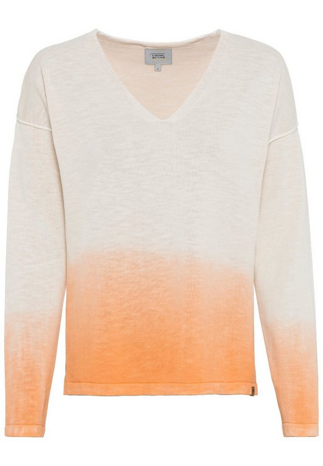 camel active Strickpullover Strickpullover im Dip-Dye-Effekt von camel active