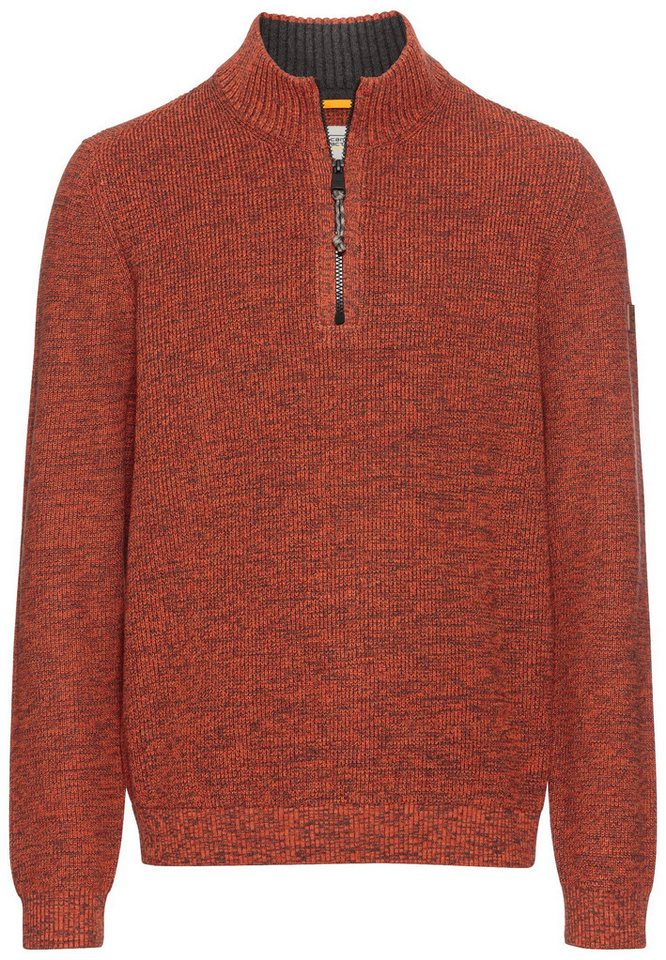 camel active Strickpullover Stricktroyer aus Baumwollmix von camel active