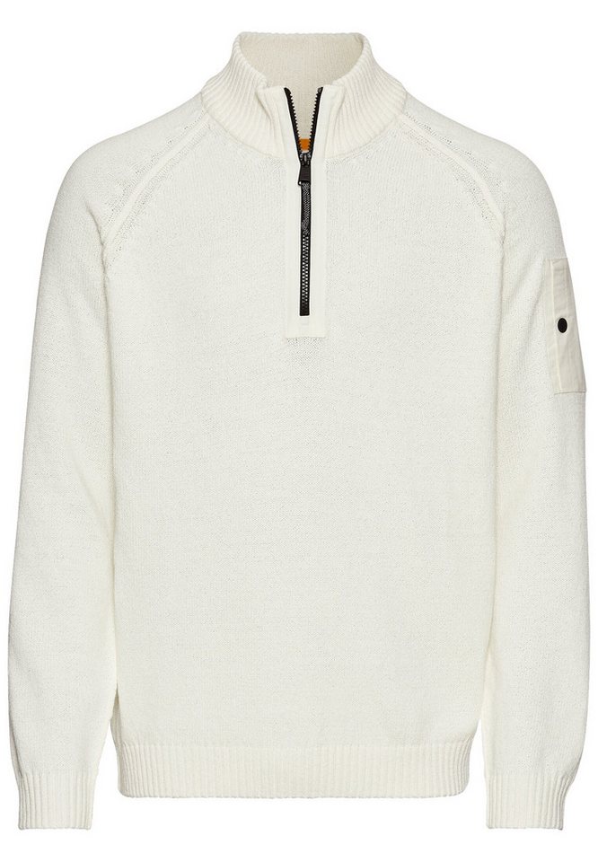 camel active Strickpullover Troyer 1/1 Arm von camel active