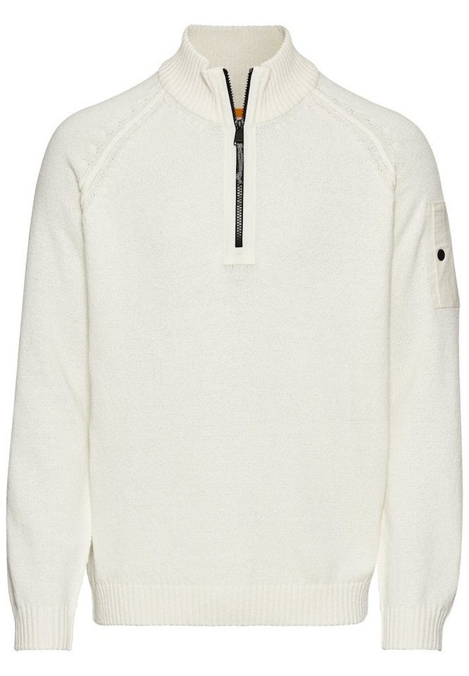 camel active Strickpullover Troyer 1/1 Arm von camel active