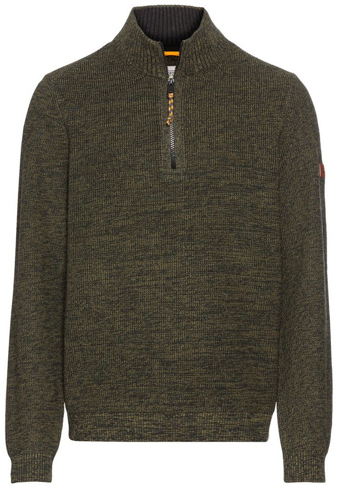 camel active Strickpullover Troyer 1/1Arm von camel active