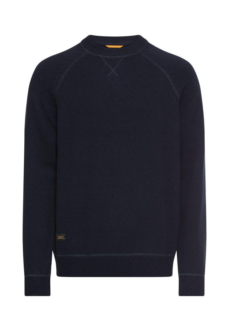 camel active - Strickpullover mit Rundhalsausschnitt dark navy - Gr. - XL von camel active