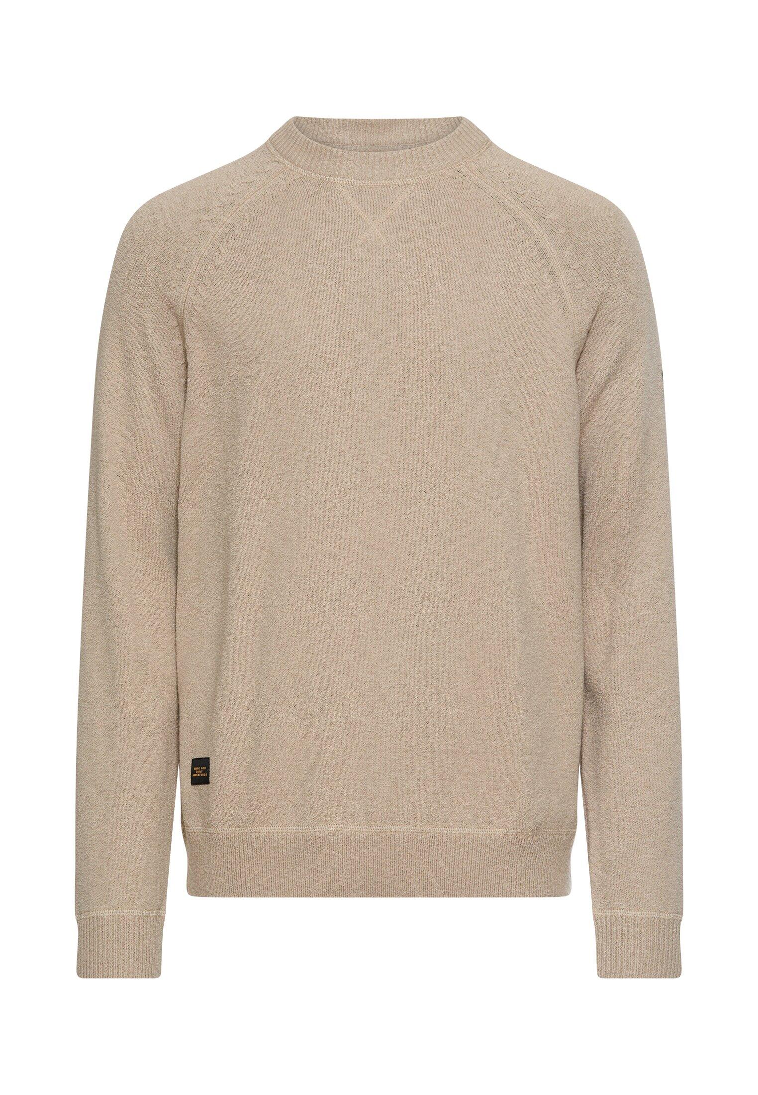 camel active - Strickpullover mit Rundhalsausschnitt light beige - Gr. - 3XL von camel active