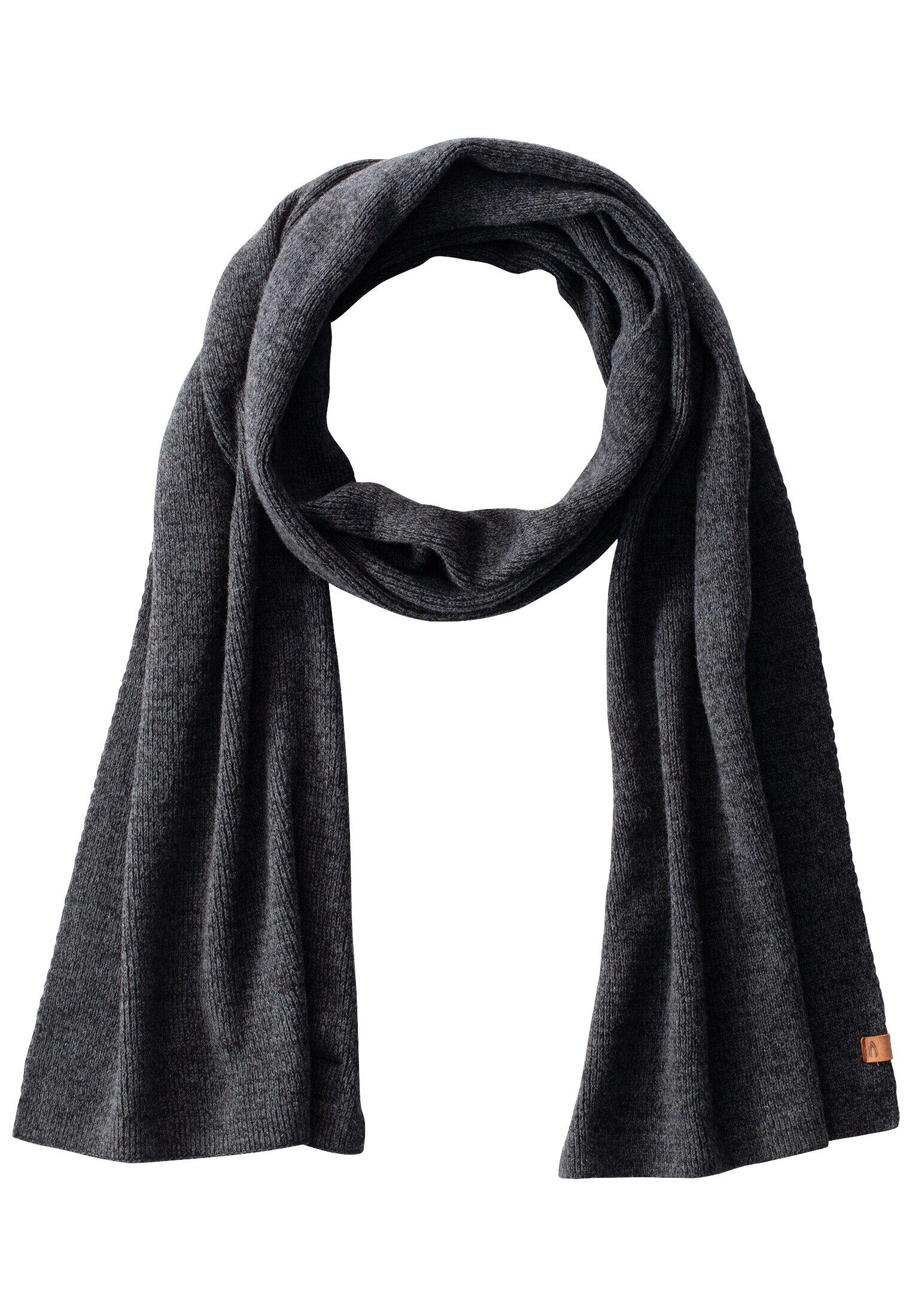 camel active - Strickschal aus reiner Baumwolle asphalt - Gr. - OS von camel active