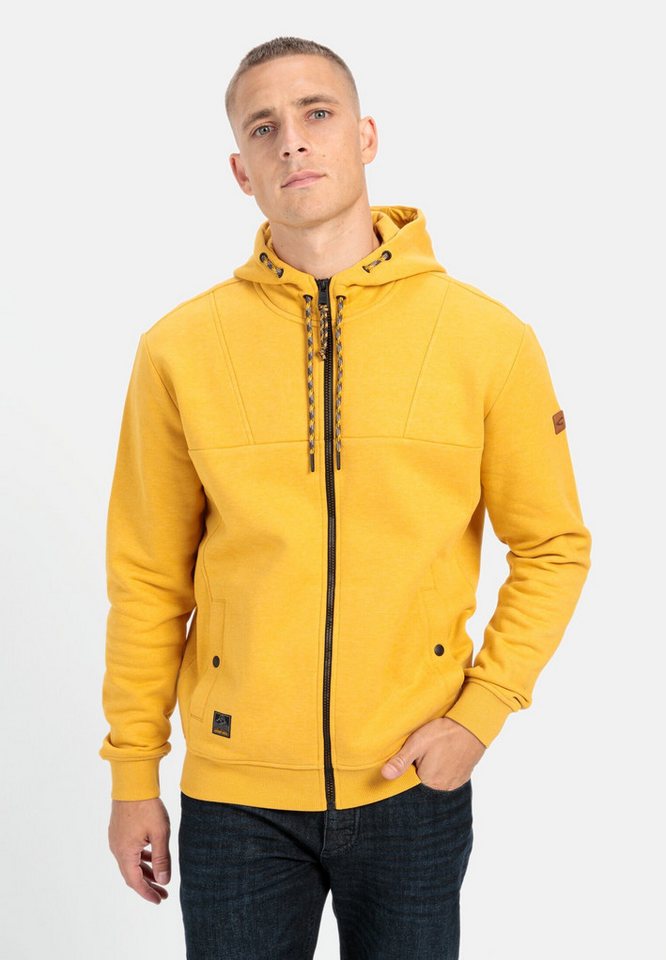 camel active Sweatjacke aus einem Organic Cotton Mix Langarm Kapuze von camel active