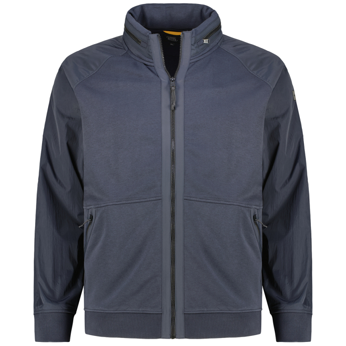 camel active Sweatjacke im Materialmix von camel active