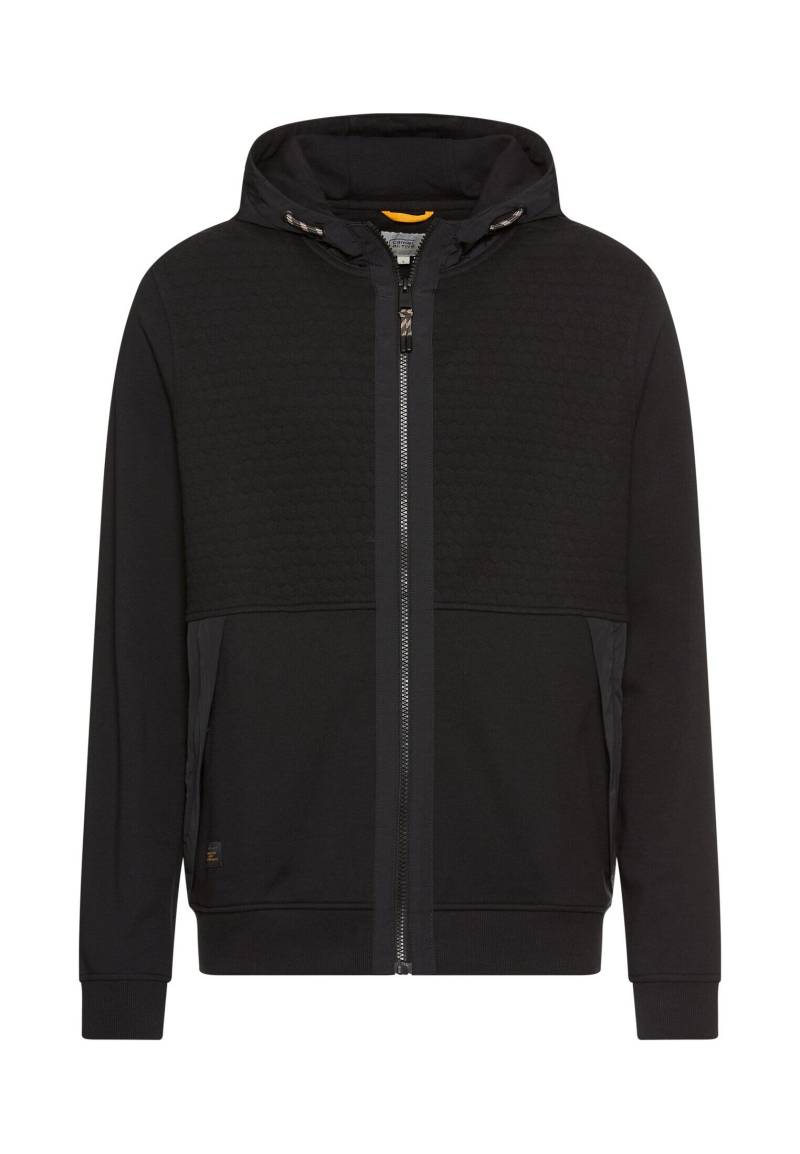 camel active - Sweatjacke mit Kapuze asphalt - Gr. - XXL von camel active