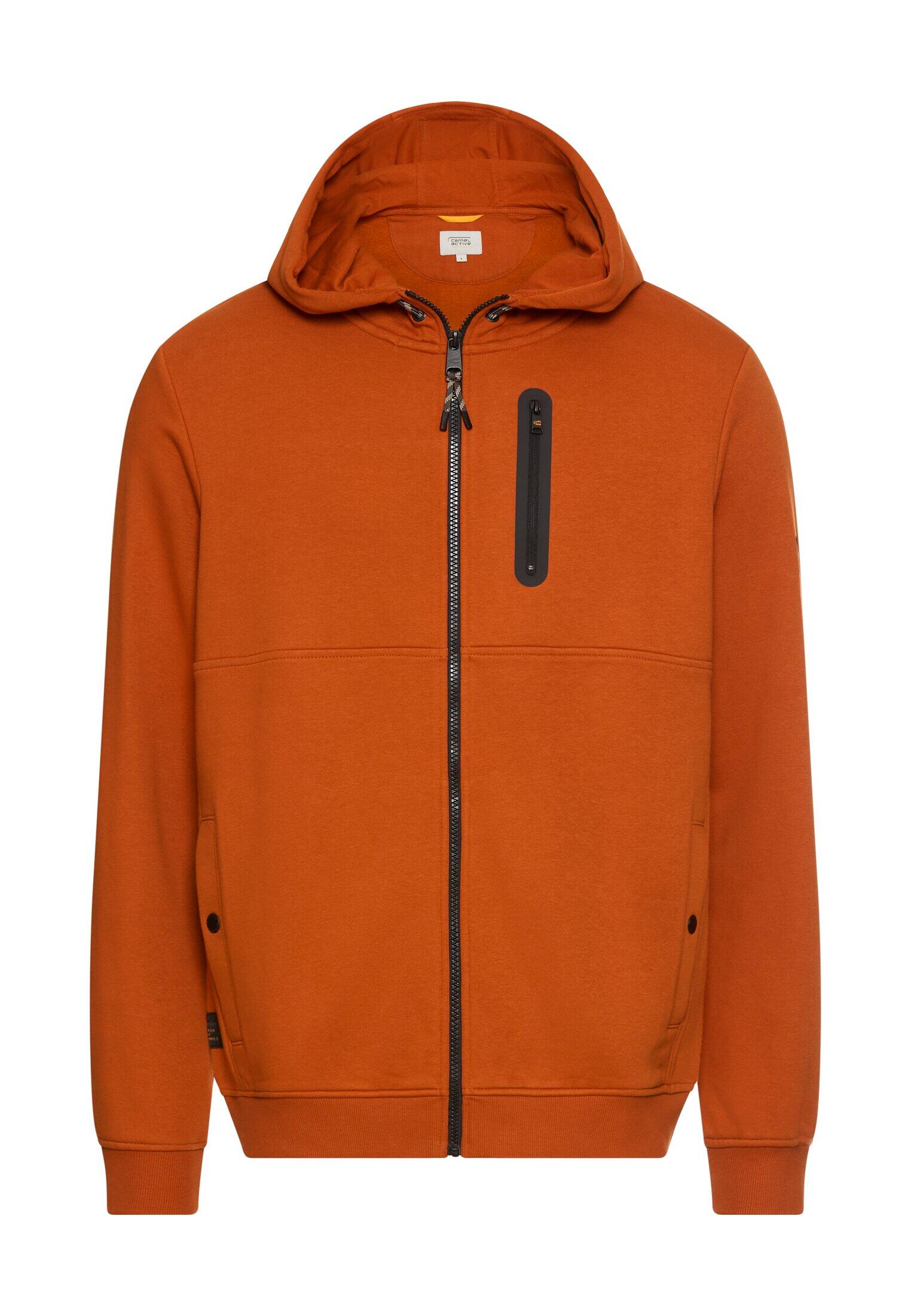 camel active - Sweatjacke mit Kapuze cinnamon - Gr. - XXL von camel active