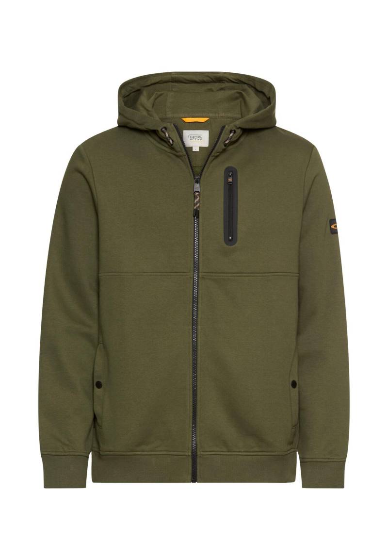 camel active - Sweatjacke mit Kapuze forest green - Gr. - 5XL von camel active